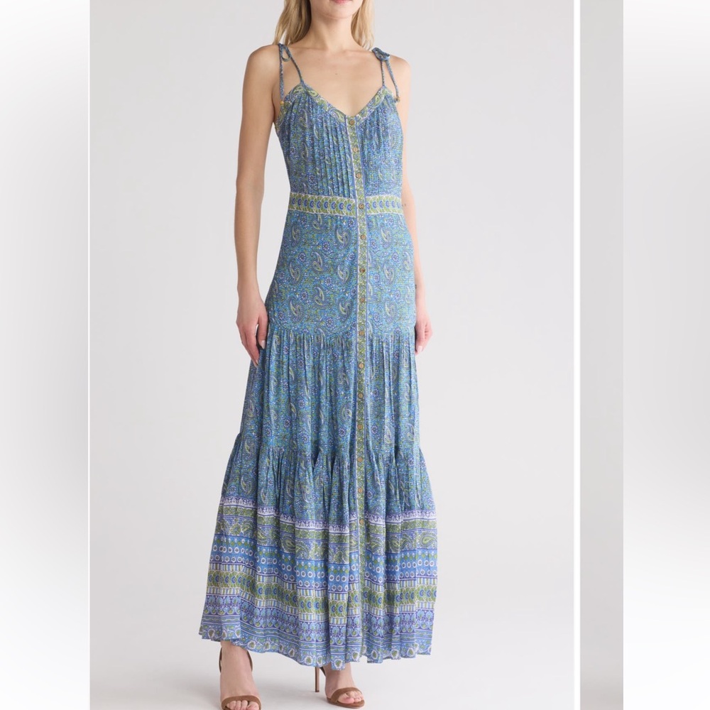 VERONICA BEARD ❤️‍🔥 WINDANDSEA PAISLEY SUNDRESS NWT - Picture 5 of 8